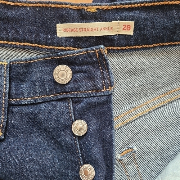 Nwt LEVI'S Ribcage Straight Ankle - Picture 5 of 13